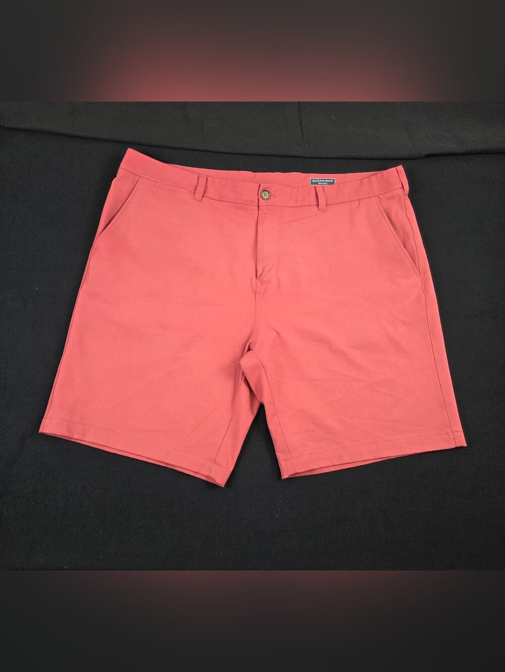 Mizzen Main Baron Shorts Mens 40 Salmon Colored 9" Inseam Stretch